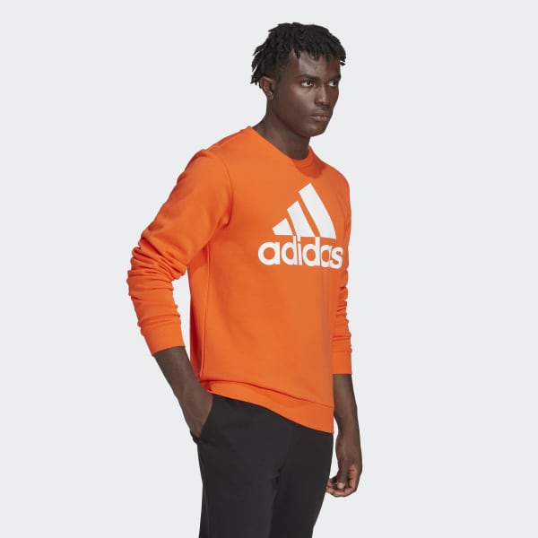 adidas Big Logo Sweatshirt - Orange Men's Training | adidas US