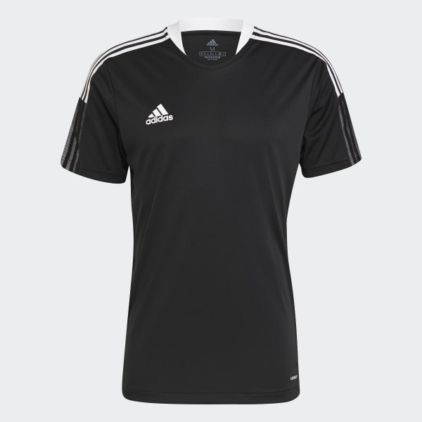 สีดำ เสื้อฟุตบอลเทรนนิง Tiro 21 44906