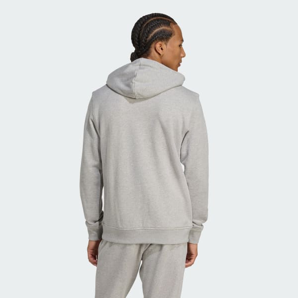 Gris Polerón con Capucha Trifolio Essentials Felpa Francesa