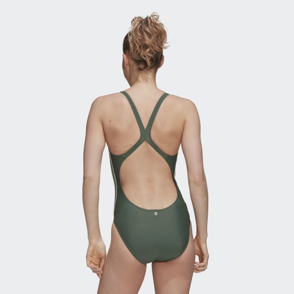 Πράσινο SH3.RO Classic 3-Stripes Swimsuit 25367
