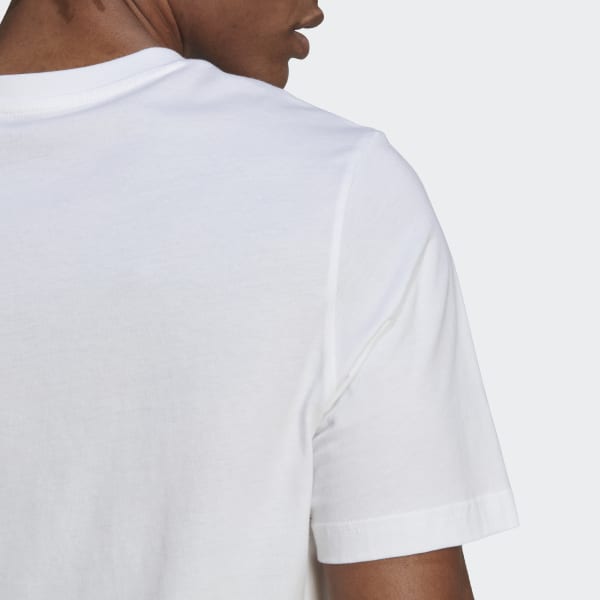 Branco Camiseta Estampada Essentials Camo TC091