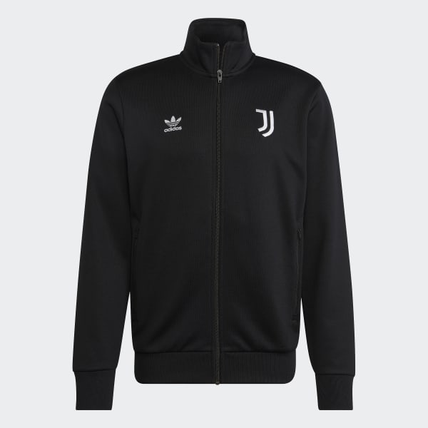 Noir Veste de survêtement Juventus Essentials Trefoil