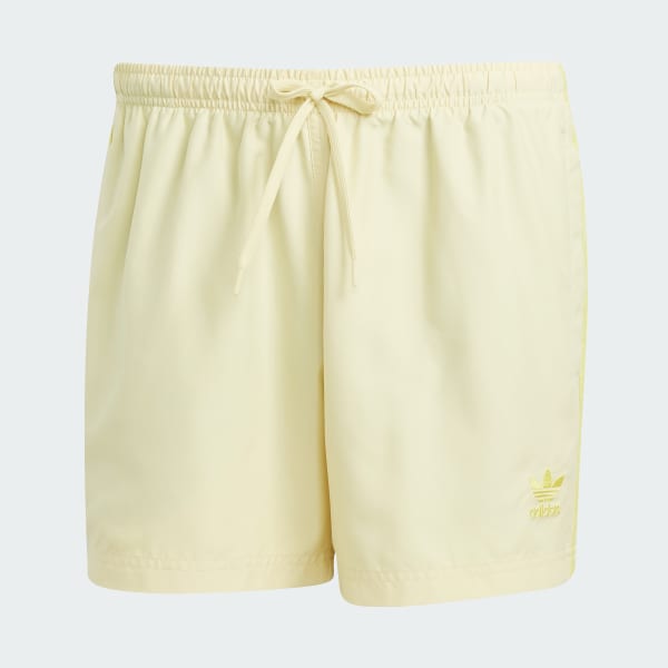 Gelb Adicolor 3-Streifen 5-Inch Badeshorts