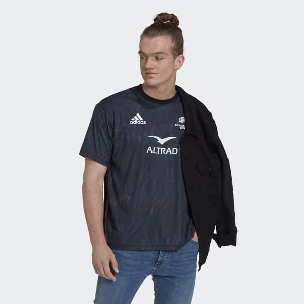 Svart Black Ferns Sevens Home Tee (Gender Neutral) DC316