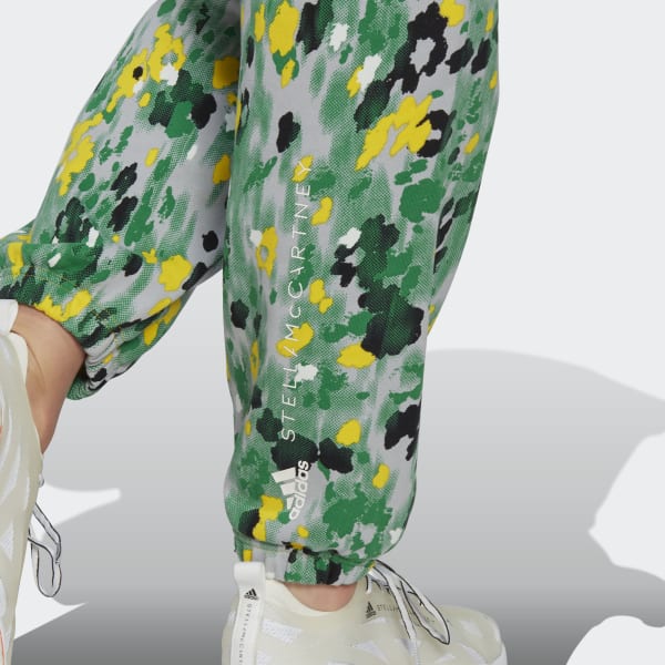 White adidas by Stella McCartney Floral Printed Woven Track Pants HI803
