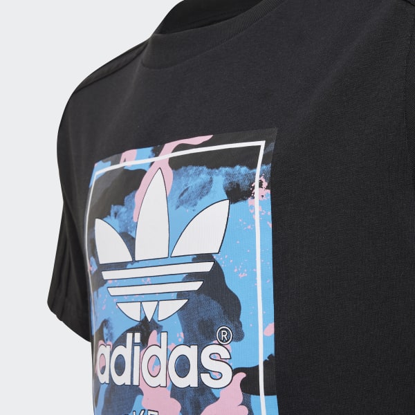 Czerń Camo Graphic Tee