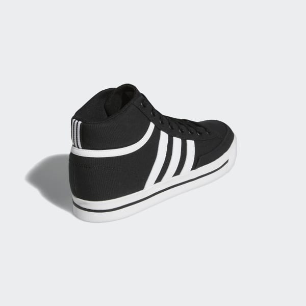 Black Retrovulc Mid Canvas Skateboarding Shoes LVG20