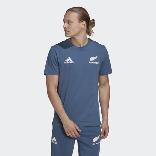 Comercialización experiencia carrete Camiseta All Blacks Rugby Cotton - Azul adidas | adidas España