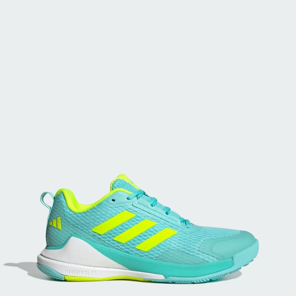 adidas Novaflight 2 Indoor Shoes - Turquoise | Free Shipping with