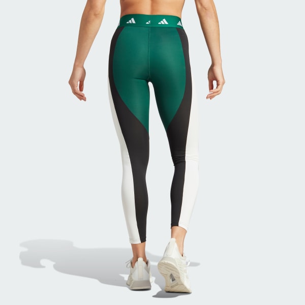 adidas Techfit Colorblock 7/8 Leggings - Black | Women's Training ...