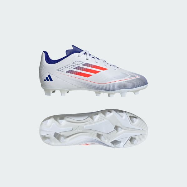 adidas F50 Club Flexible Ground Boots Kids White adidas Malaysia