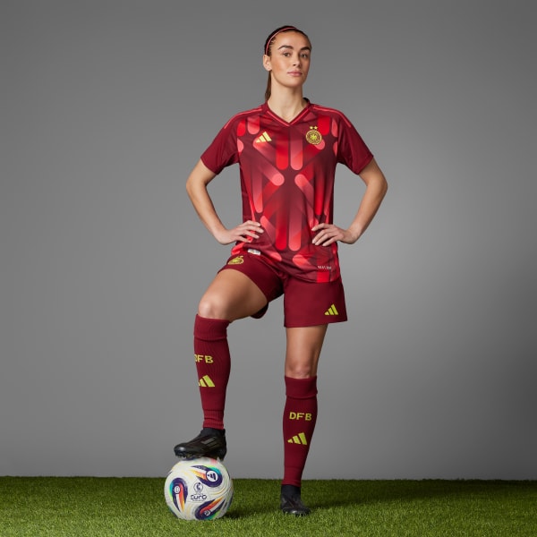 Burgundy Šortky Germany 25 (Women's Team) Away Authentic