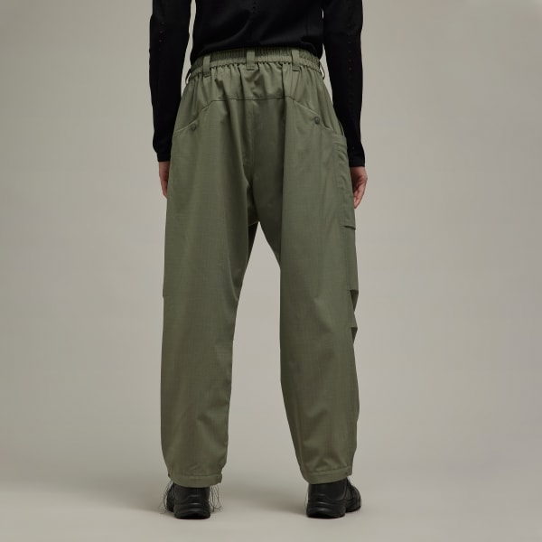 adidas Y-3 Winter Ripstop Pants - Green | Free Shipping with