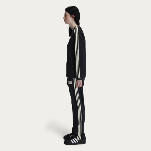 Oasis x adidas コラボ ツアー ロングスリーブシャツ Black adidas x Oasis Tour 3-Stripes Longsleeve Tee Black Men's
