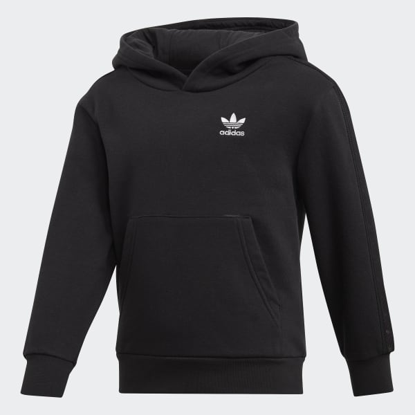 adidas trefoil tape hoodie