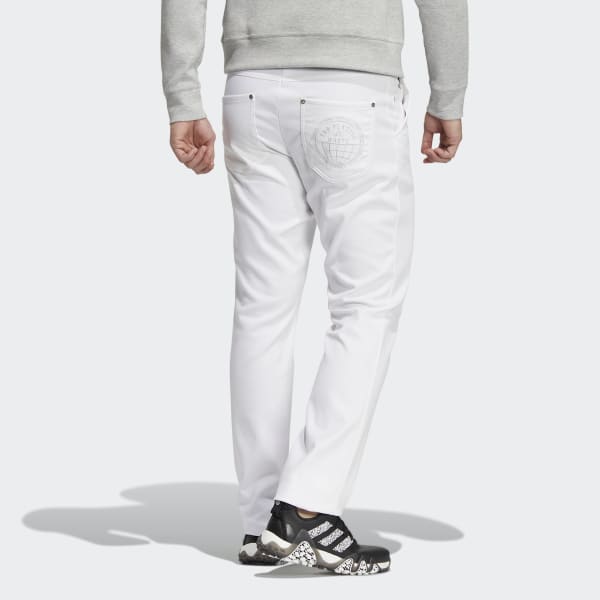 White Play Green Twill Pants VT150
