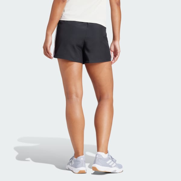 Black 3-Stripes High-Rise Shorts