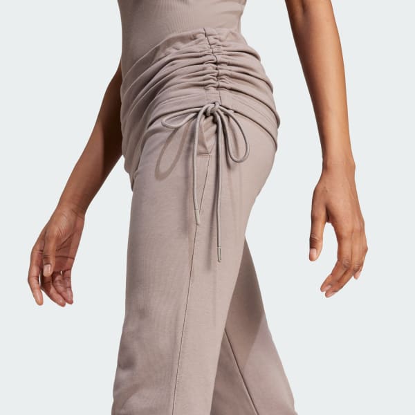 adidas by Stella McCartney ロールトップパンツ - ブラウン