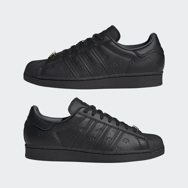 Adidas black shoes superstar hot sale
