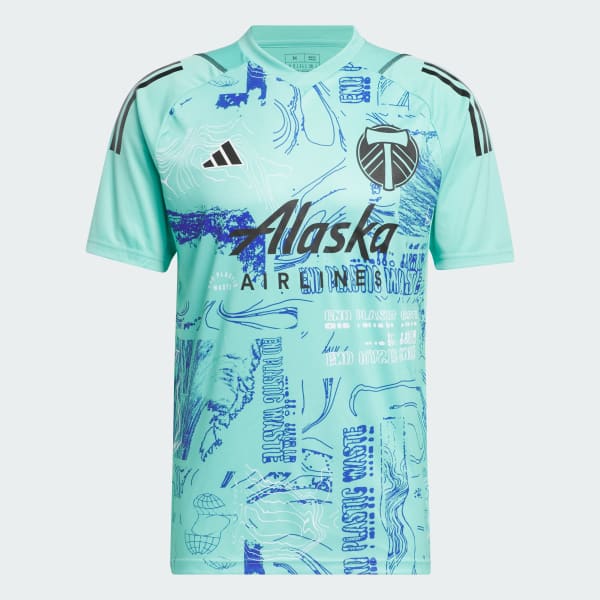 adidas Portland Timbers One Planet Jersey - Green, Men's Soccer