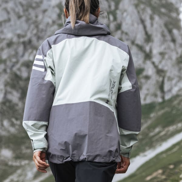 Grun TERREX XPLORIC RAIN.RDY WANDERJACKE
