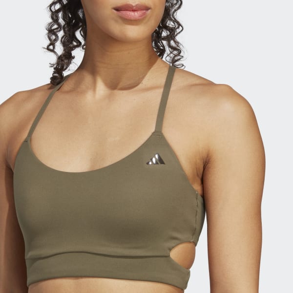 adidas, Yoga Essentials Womens Light Support Sports Bra