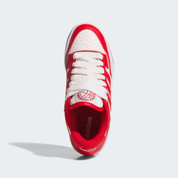 Red Rapid Court Low Shoes