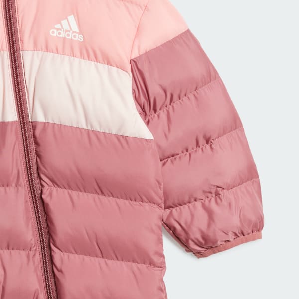 ruzová Synthetic Down Snow Suit