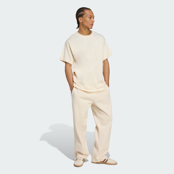 Bianco T-shirt Trefoil Essentials Oversized