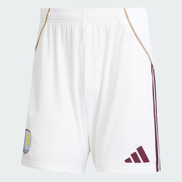 White Aston Villa FC 25/26 Home Shorts