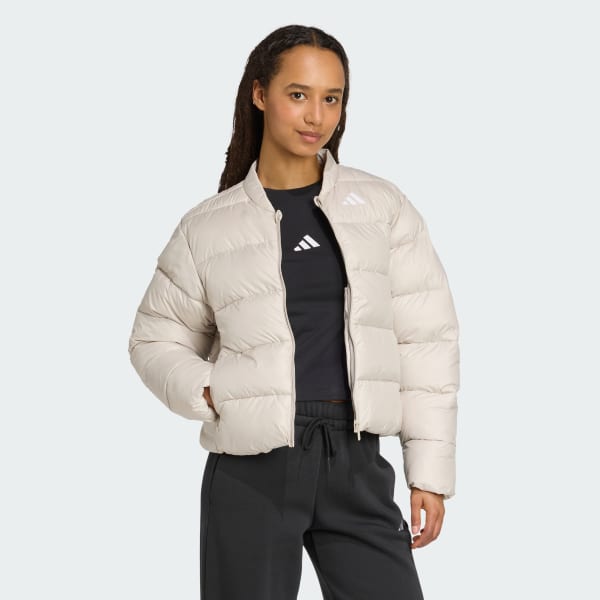 Beige Chaqueta de plumón sintético Essentials CLIMAWARM