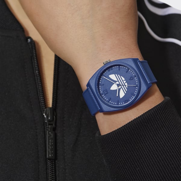 Blauw Project Two R Horloge