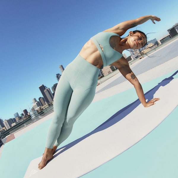 adidas Yoga 7/8 leggings in dusty blue