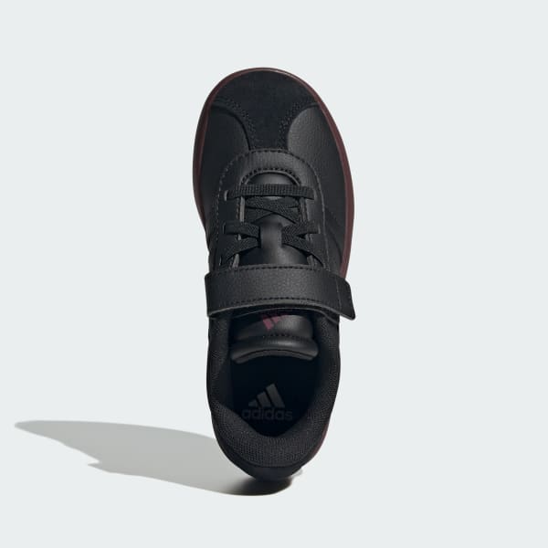 Black VL Court 3.0 Skateboarding Shoes Kids