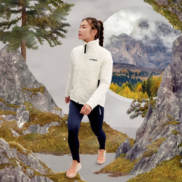 Hvit Terrex MYSHELTER PrimaLoft Parley Padded Jakke