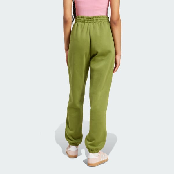 Verde Calça jogger Essentials folgada em fleece