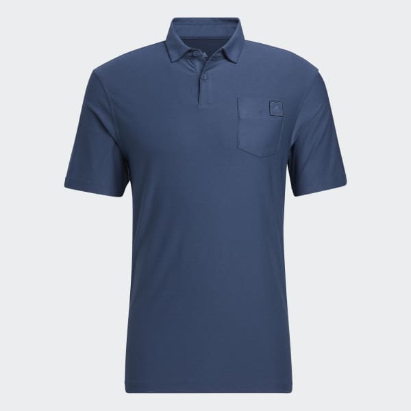 Blue adidas golf shirt 2025