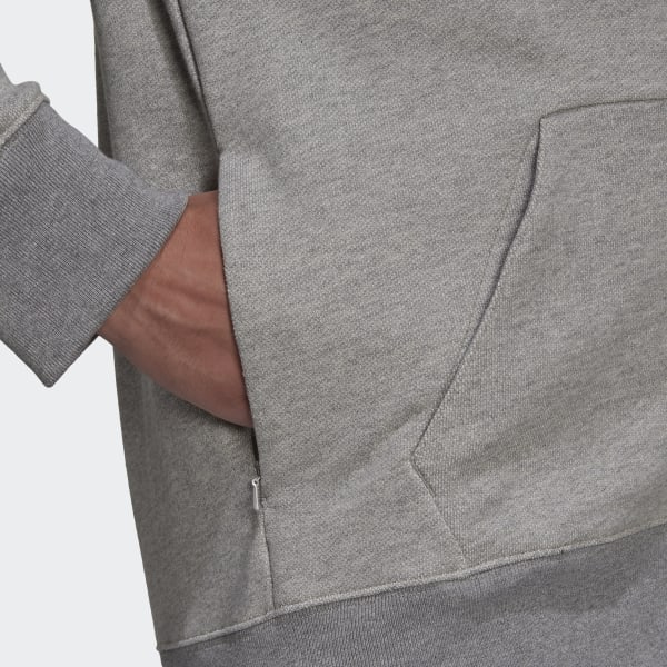 Grey adidas Sportswear Comfy & Chill Full Zip Hoodie VM792