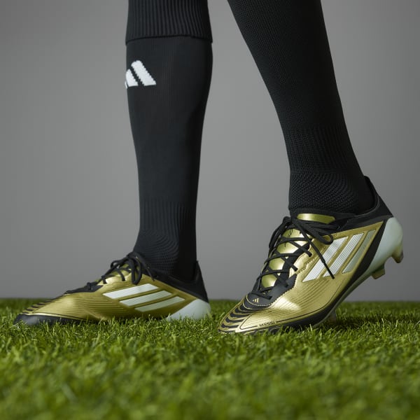 Chuteira Messi F50 Elite Campo - Ouro adidas | adidas Brasil