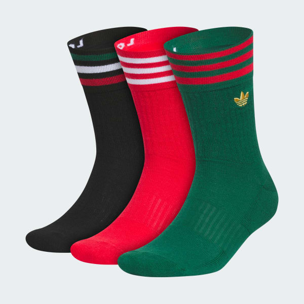 Black U MEXICO ROLLER 3-PACK CREW