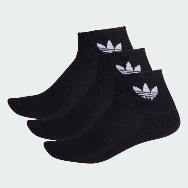 noir Chaussettes mi-mollet (3 paires)