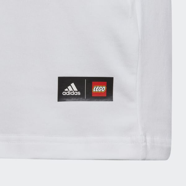 สีขาว เสื้อยืด adidas x LEGO® VIDIYO™ DH725