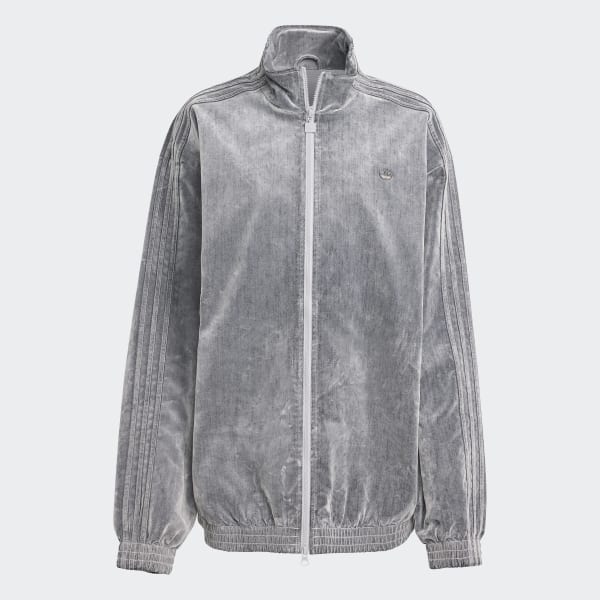 adidas Originals トラックジャケット　JW7330 グレー　M adidas Originals Firebird Oversize Women's Track Jacket Gray