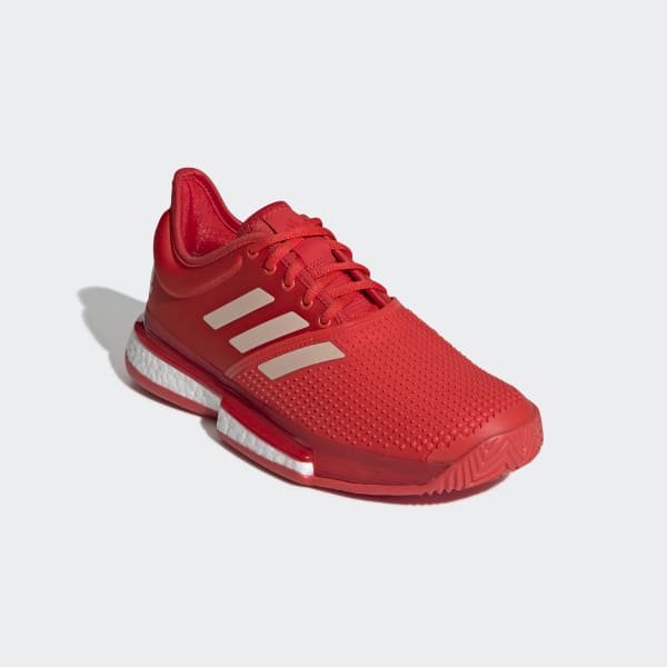 adidas SoleCourt Shoes - Red | adidas US