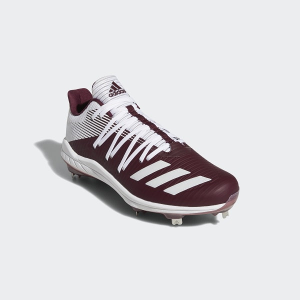 adidas maroon baseball cleats