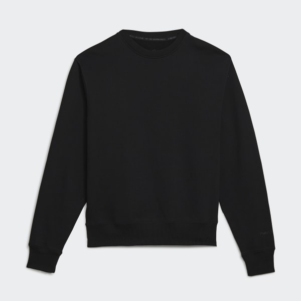 Black Pharrell Williams Basics Crew Sweatshirt (Gender Neutral) L9595