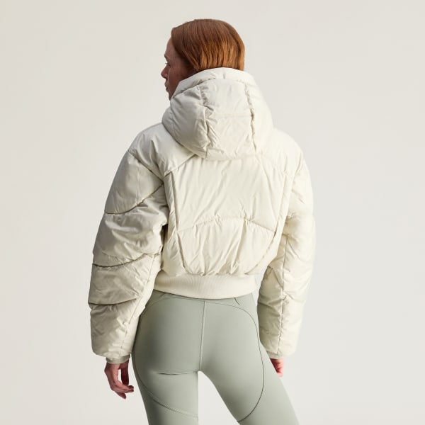 Grey 아디다스 by 스텔라 맥카트니 Cropped Padded Winter 재킷