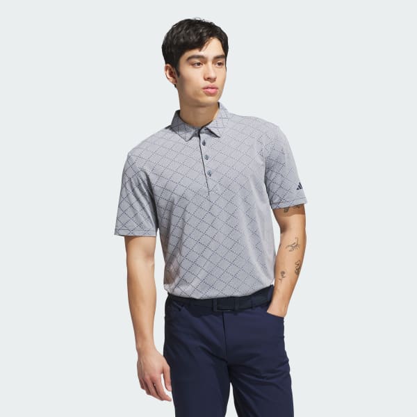 White Ultimate365 Hounds Jacquard Polo Shirt