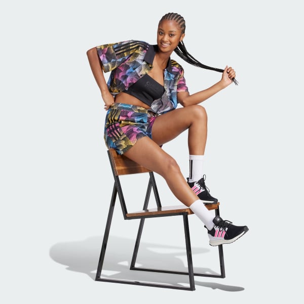 adidas Tiro Print Mesh Summer Shirt - Black | Women's Lifestyle | adidas US