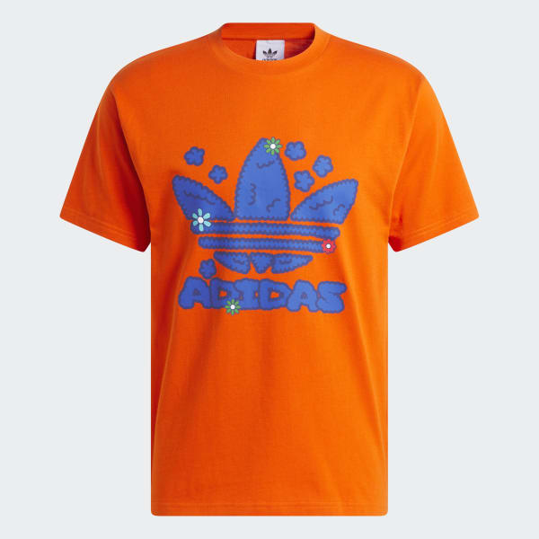 Adidas orange t shirt online